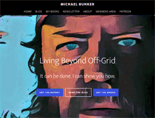 Tablet Screenshot of michaelbunker.com
